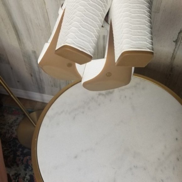 INC International Concepts Brelina Slingback Heel White Block - Picture 6 of 6